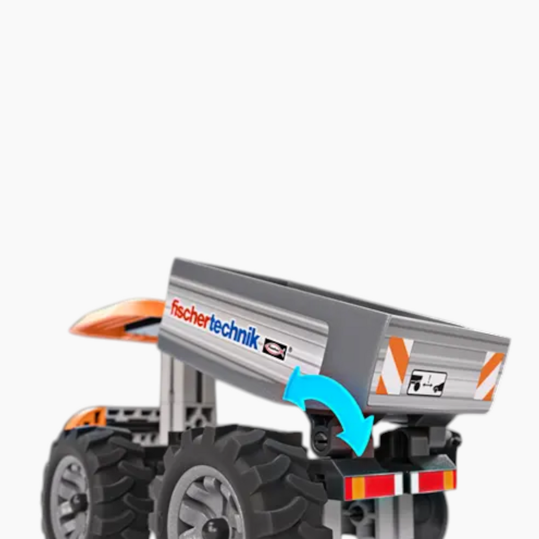 fiscertechnik truck with tiltable loading space