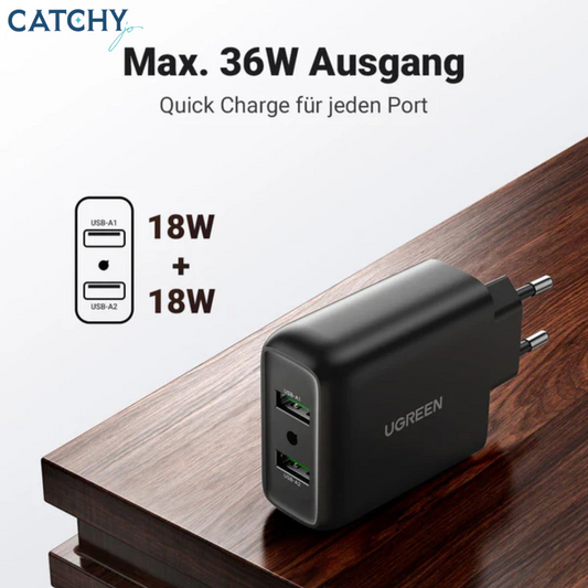 UGREEN USB QC 3.0 Fast Charger 36W