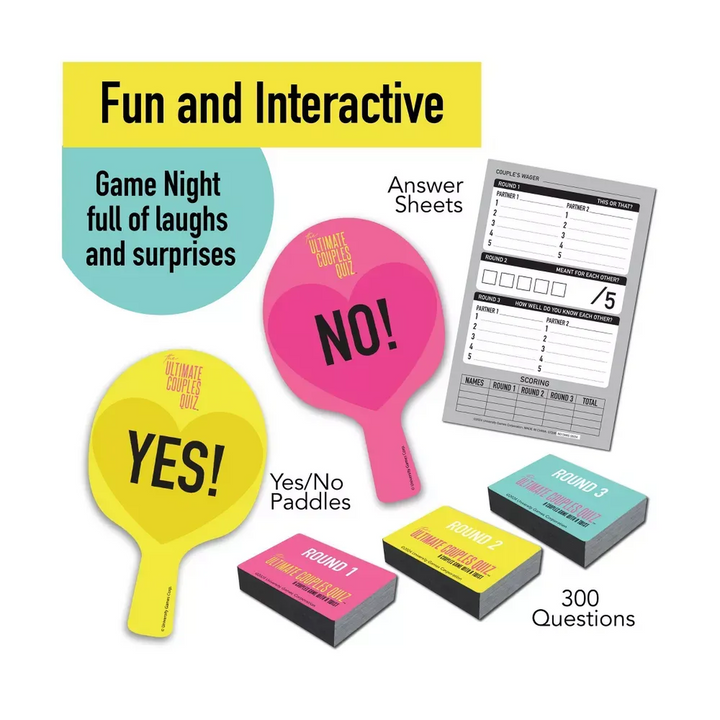 The Ultimate Couple Quiz Board Game