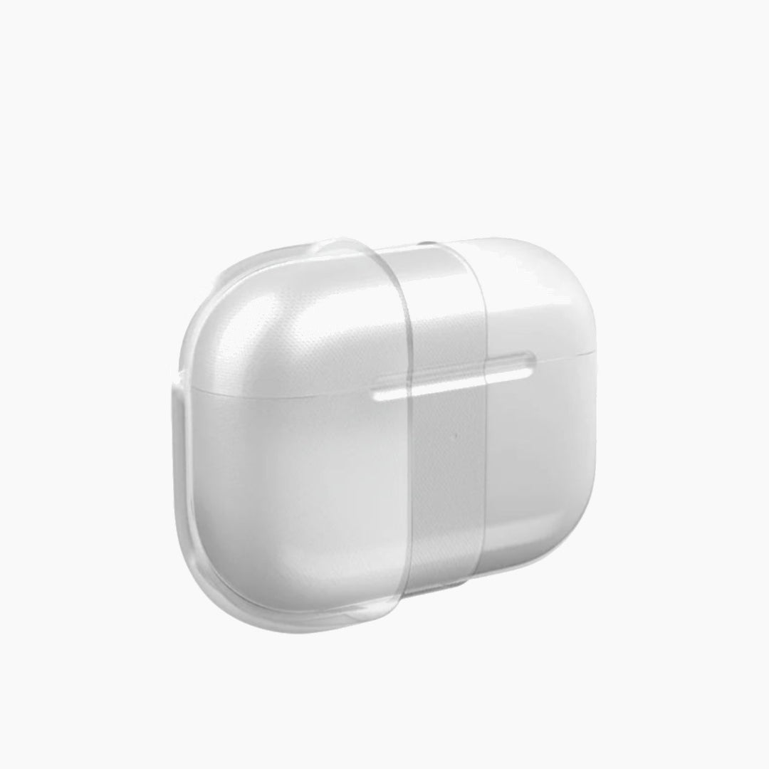 UNIQ Glase AirPods case with aluminum carabiner