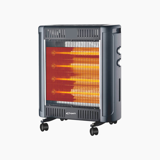 Conti Halogen Electric Heater - Black