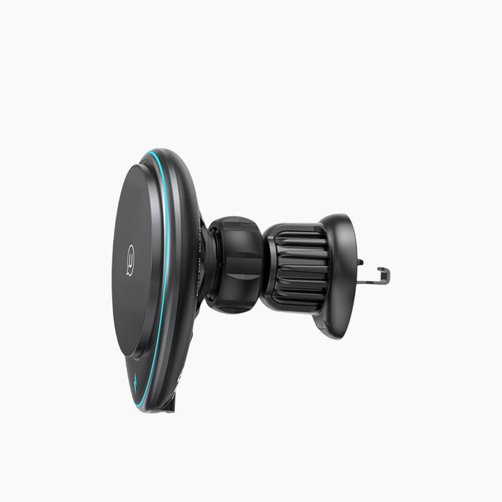 USAMS 15W wireless charging car phone holder with clip-style installation