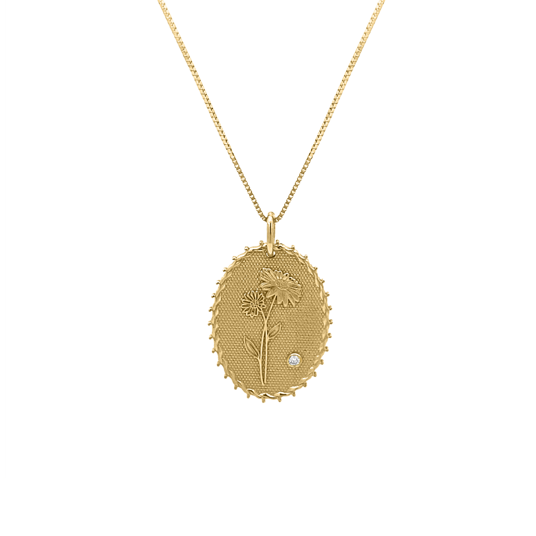BabyChic Fine Jewelry Birthflower Necklace