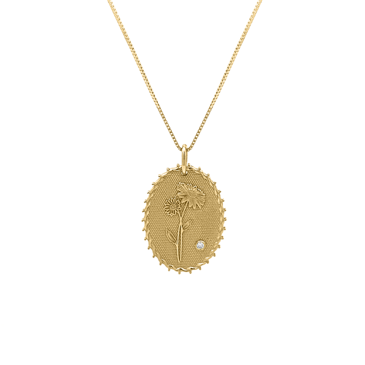BabyChic Fine Jewelry Birthflower Necklace