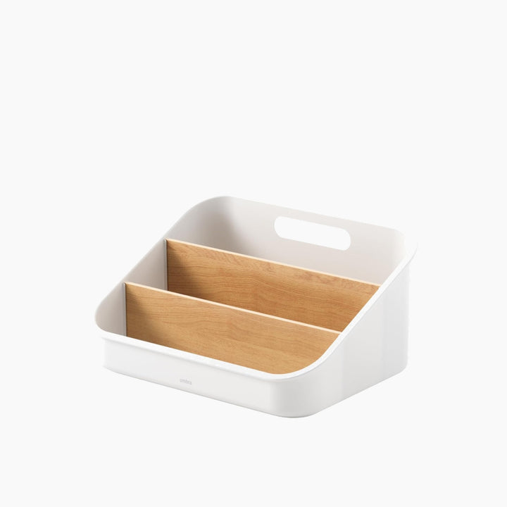 Umbra Bellwood packet organizer in white and natural