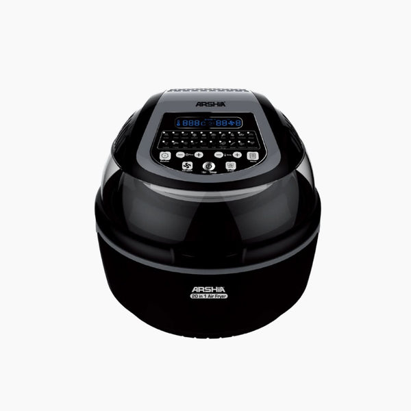 Black Air Fryer Multipurpose 20 in 1, 10 L