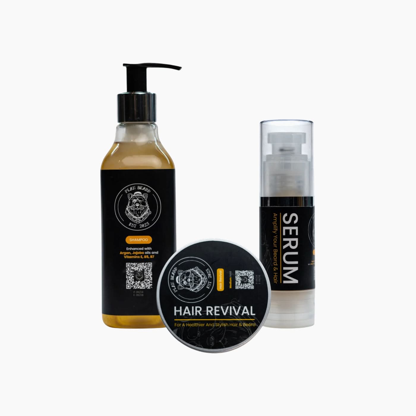 Plan Beard Hair Bundle Set Plan Beard Hair Bundle Set