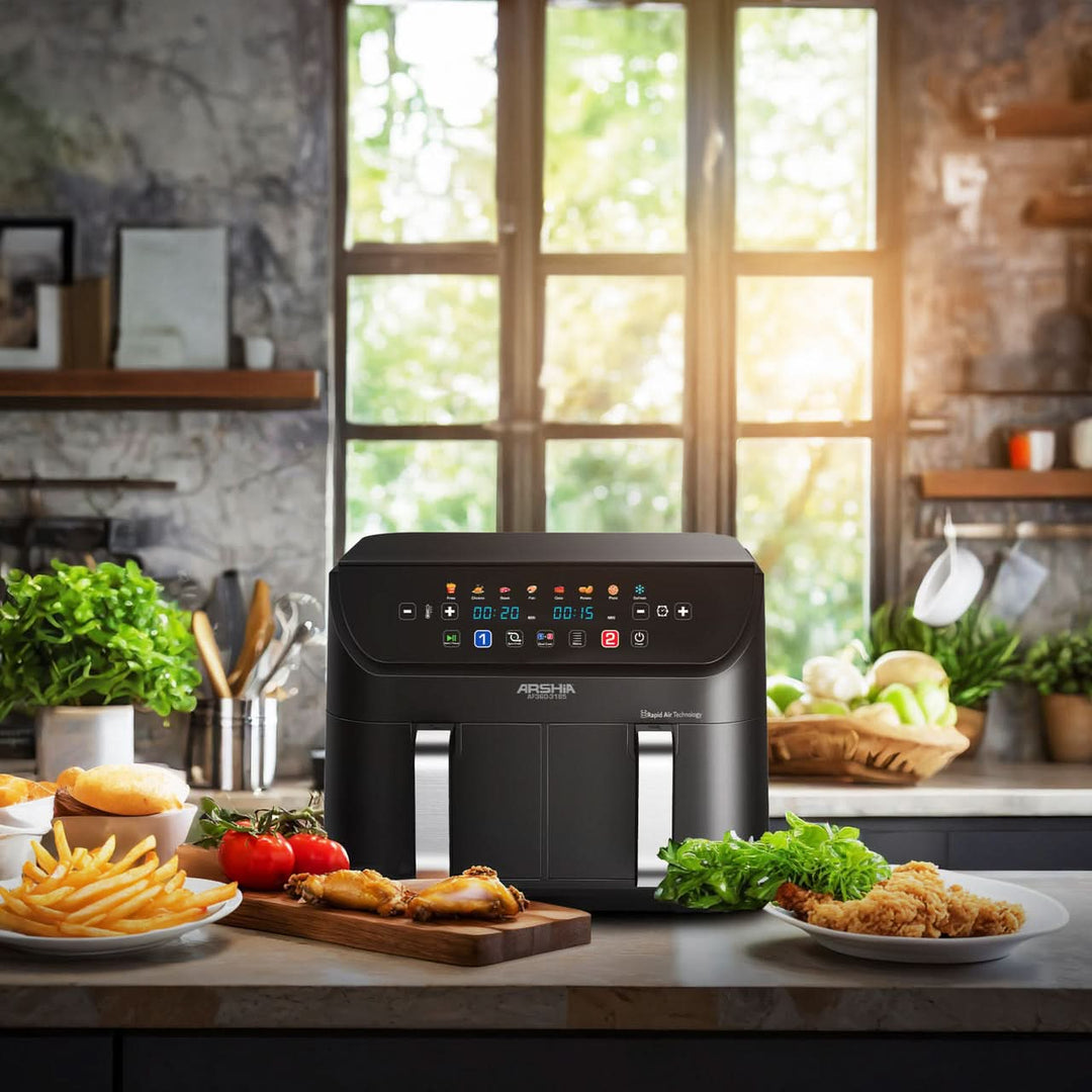 Arshia Twin Basket Air Fryer
