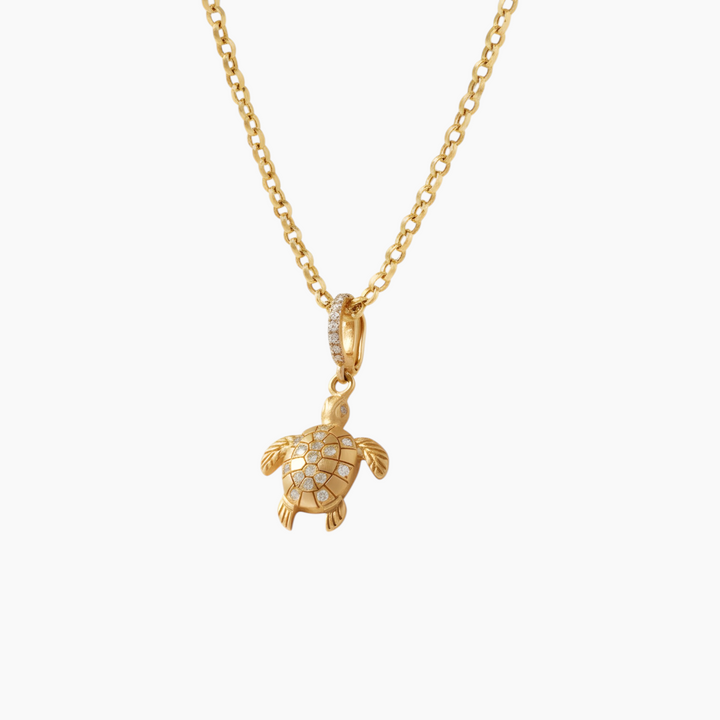 Noura B Jewelry Chelone Turtle Necklace
