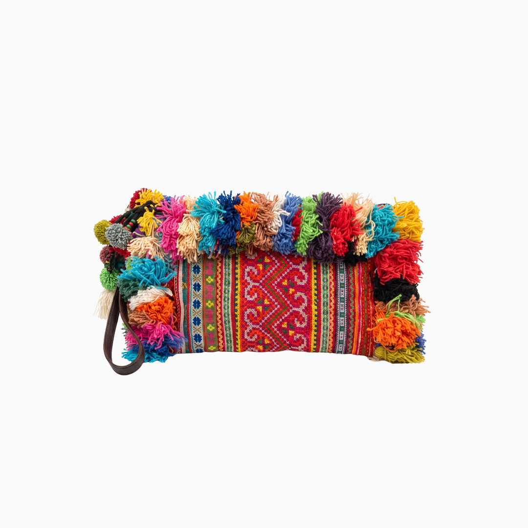 Brazilian Handmade Embroidered Clutch