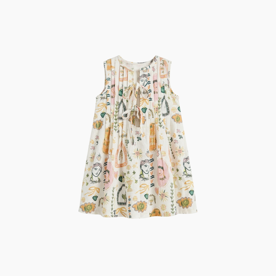 Meditessa Pleat Front Tie Dress in size 2 years