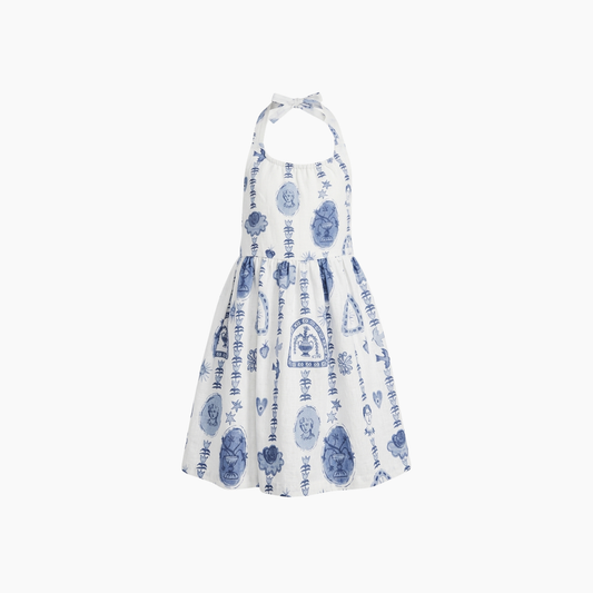 Bisou Petite ROMY DRESS - AZURE ISLA