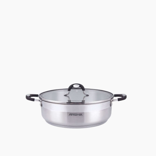 Arshia Stainless Steel Fry Pan 32 cm