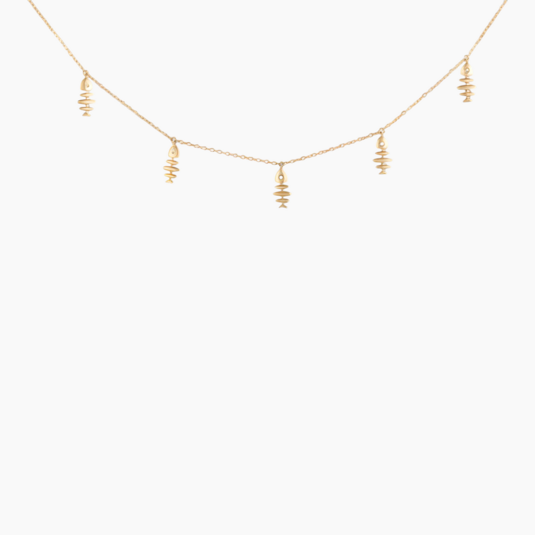 Noura B Jewelry Spine Choker