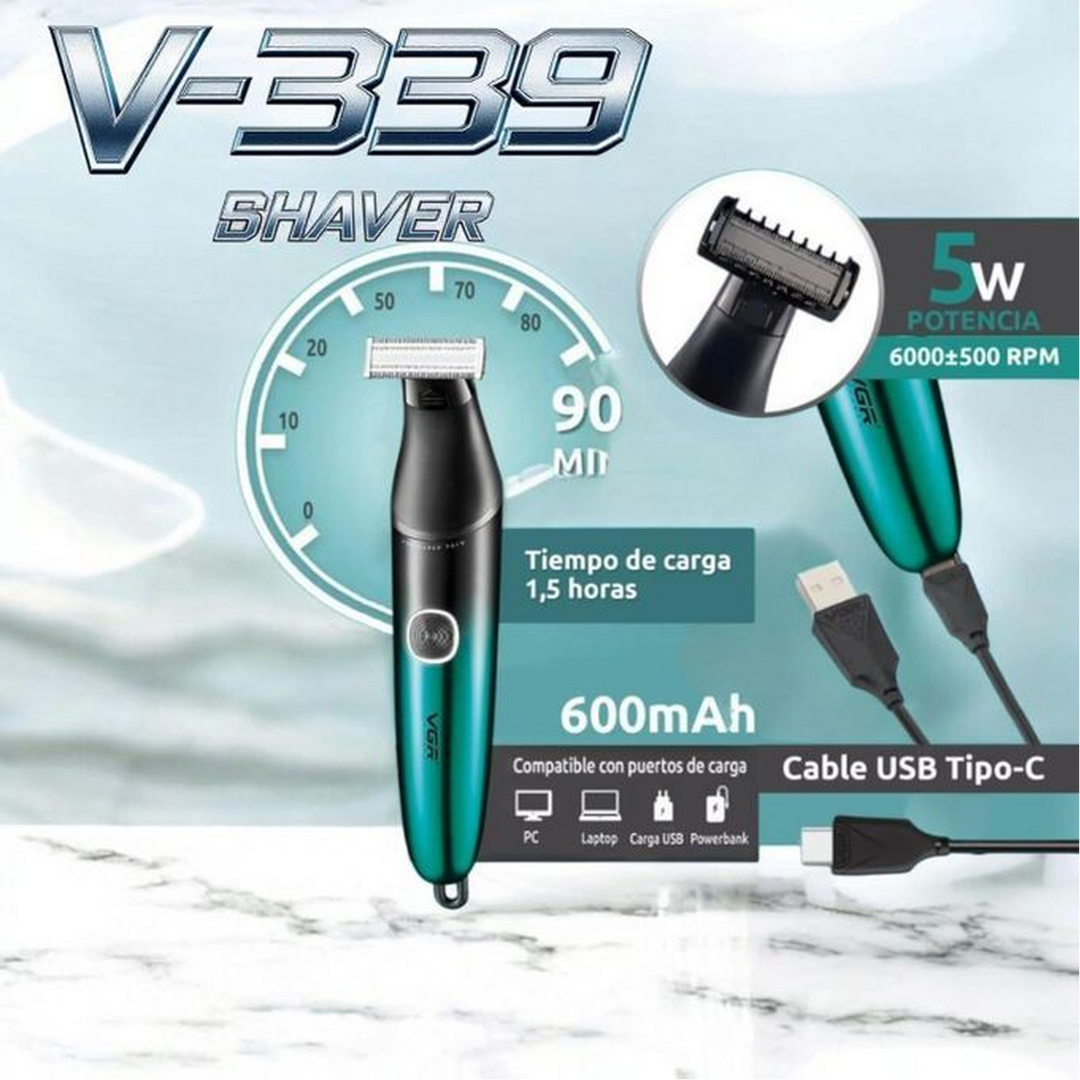 V-339 Professional Waterproof Electric Shaver