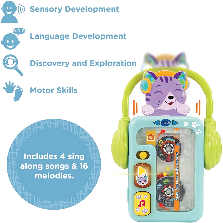V-Tech Baby Musical Spin And Play Kitty