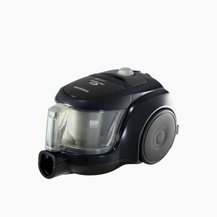 Samsung bagless vacuum cleaner with 1.3L capacity and HEPA filtration