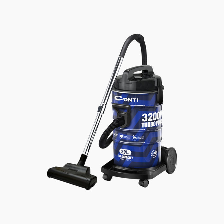 Conti Vacuum Cleaner - 3200 W - Metal Drum