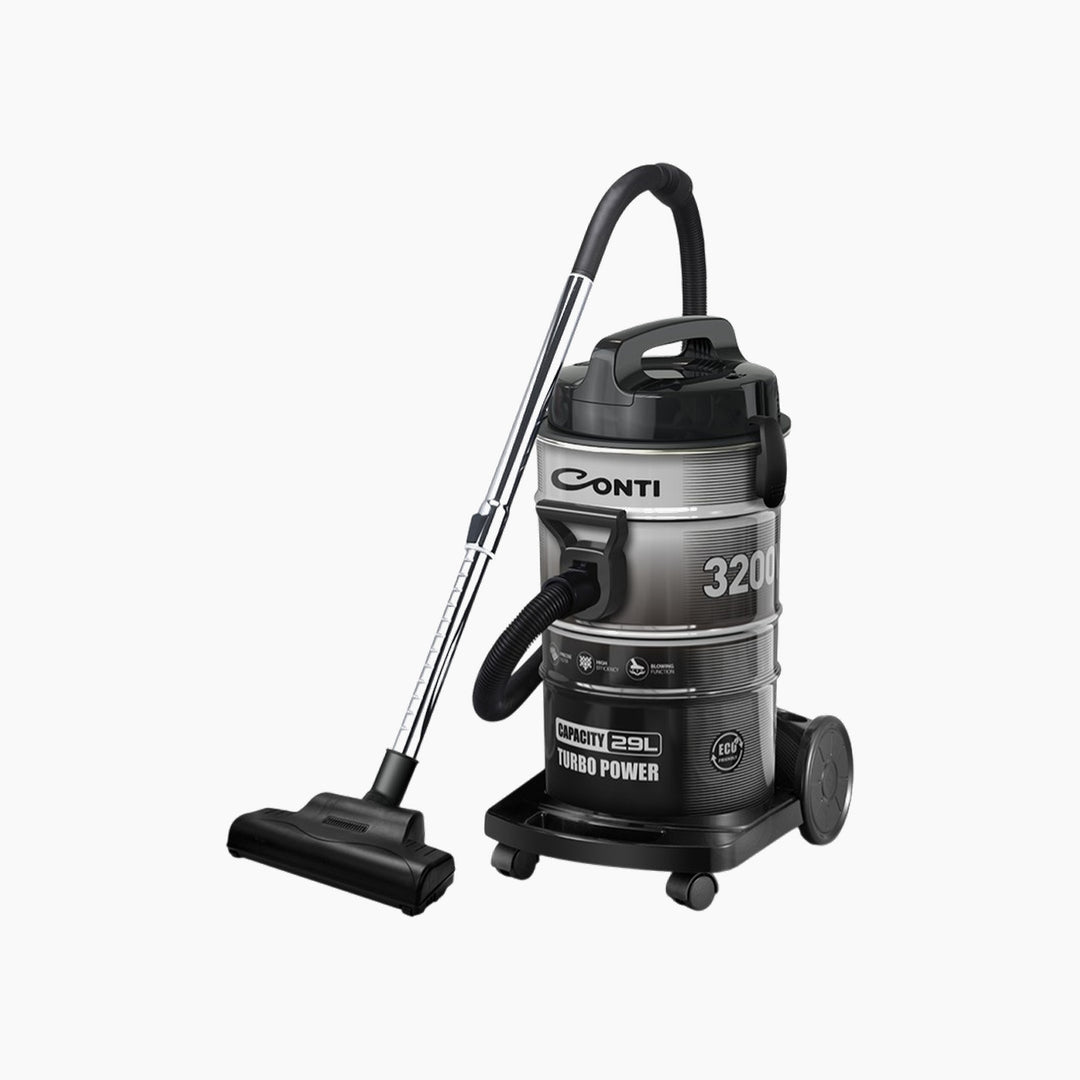 Conti Vacuum Cleaner - 3200 W - Metal Drum