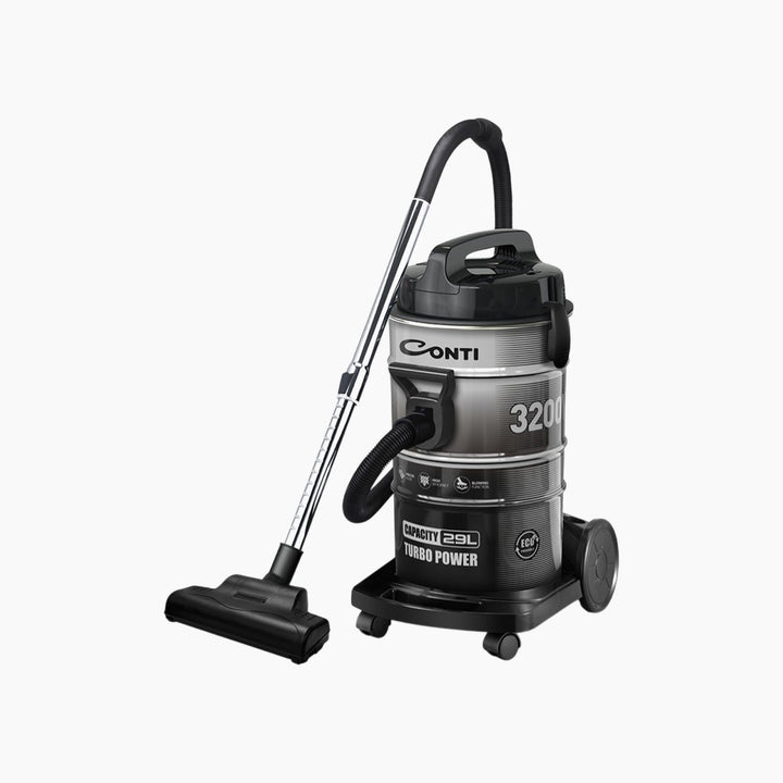 Conti Vacuum Cleaner - 3200 W - Metal Drum