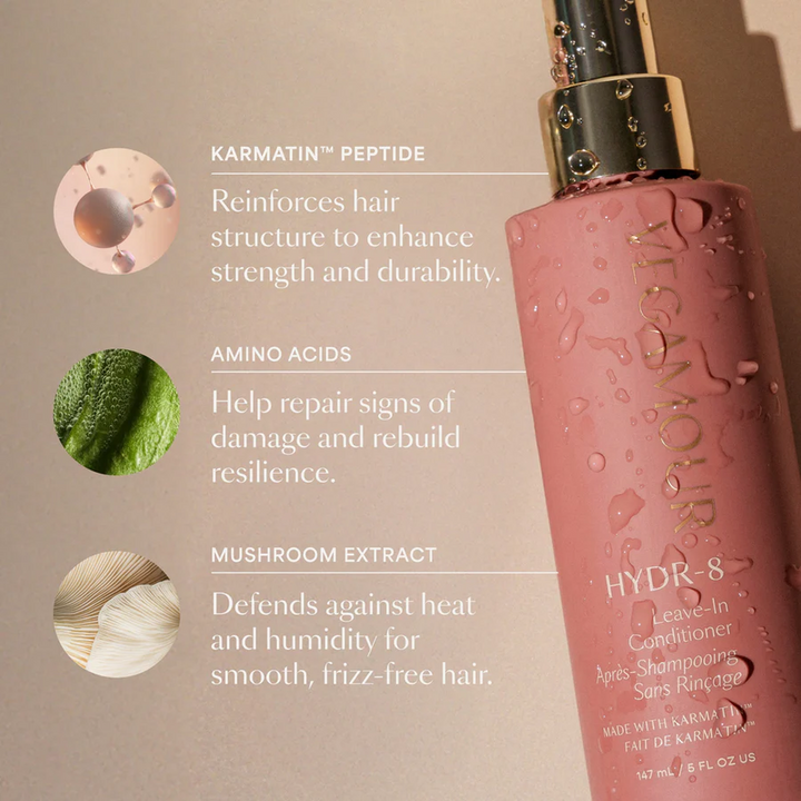 Vegamour HYDR-8 leave-in conditioner for frizz and detangling
