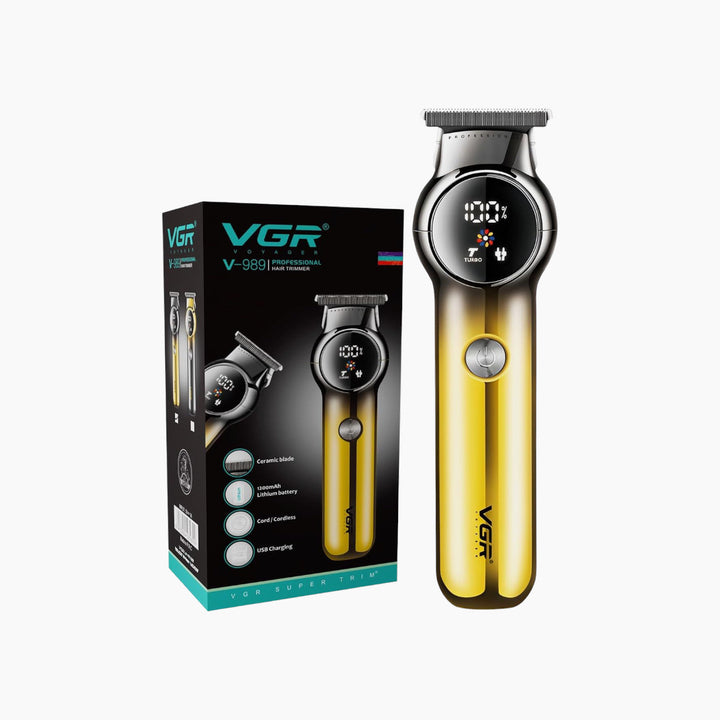 VGR-989 Professional Cordless Rechargeable Hair &amp; Beard Clipper