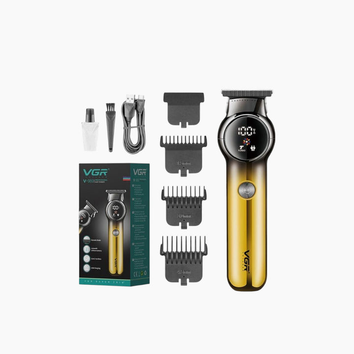 VGR-989 Professional Cordless Rechargeable Hair &amp; Beard Clipper