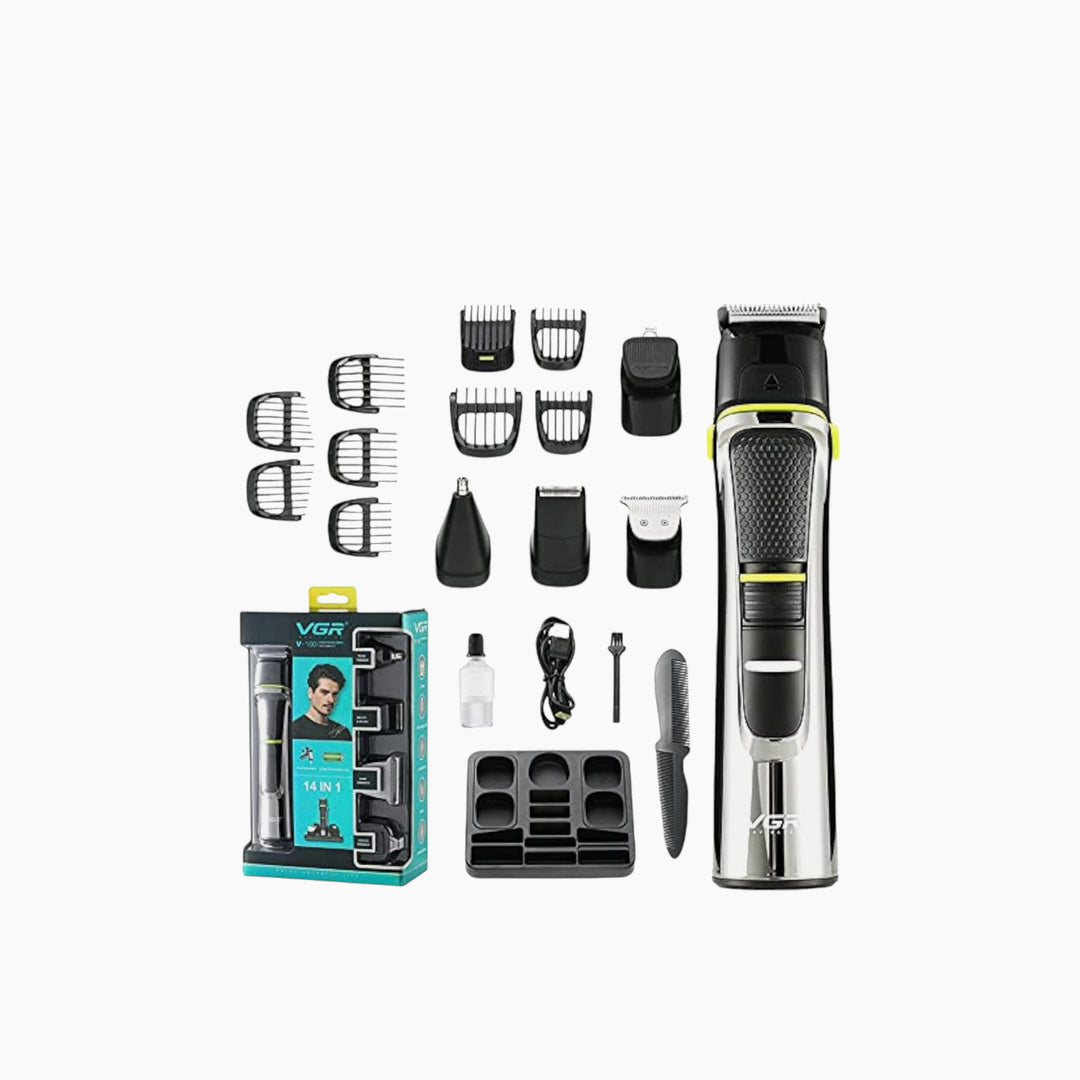 VGR V-100 14-in-1 Multi-Purpose Grooming Kit