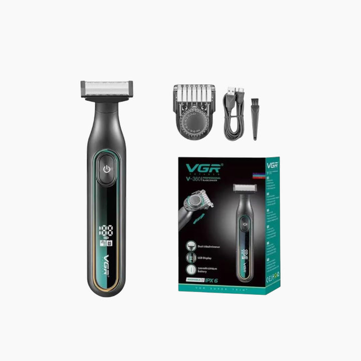 VGR V-360 Waterproof Dual-Head Professional Shaver