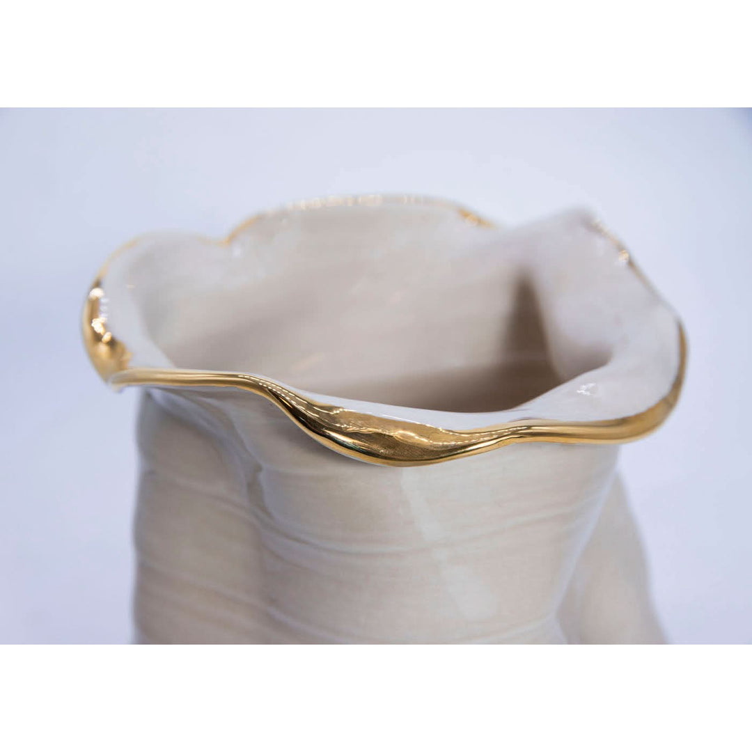 Leap of Clay Vase