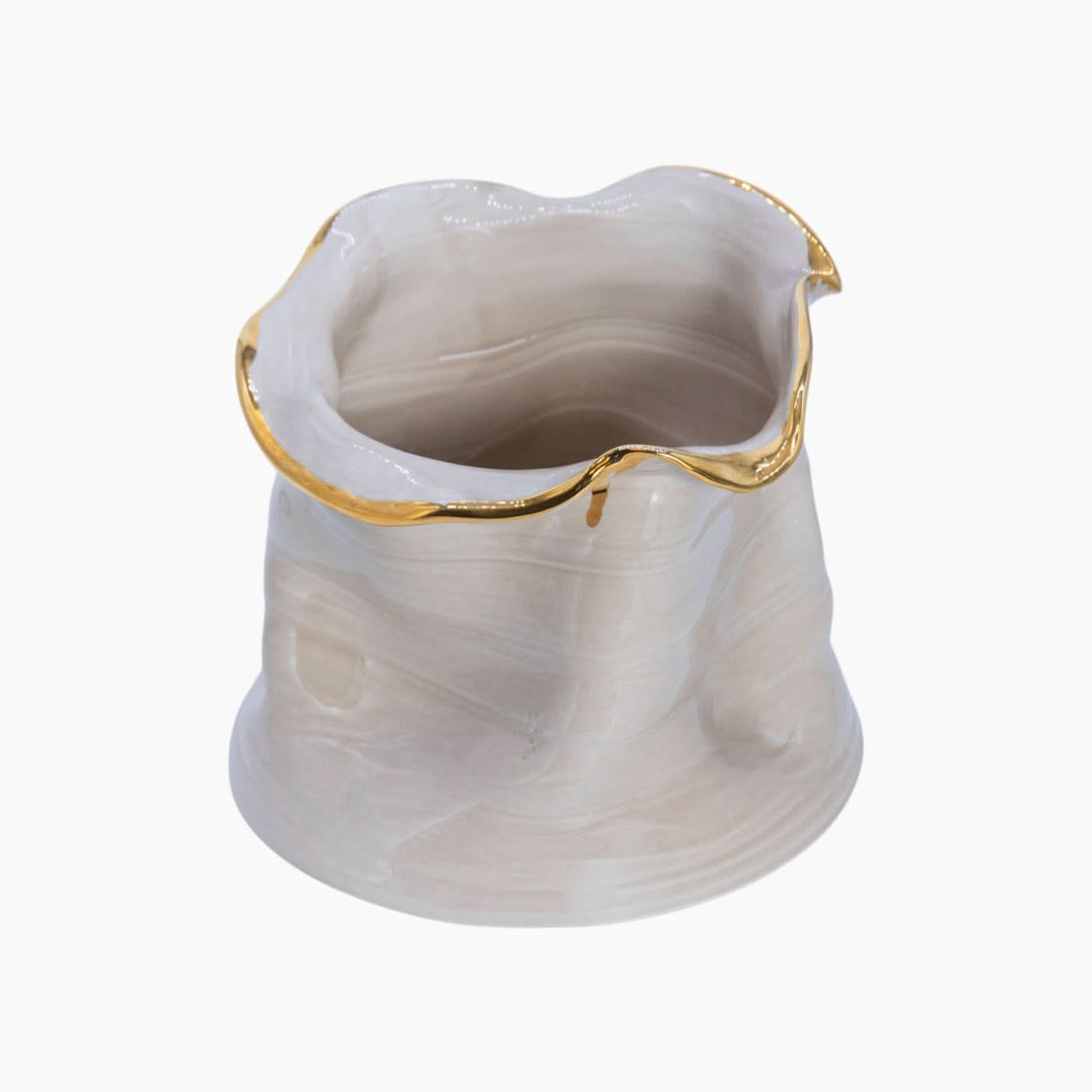 Leap of Clay Vase