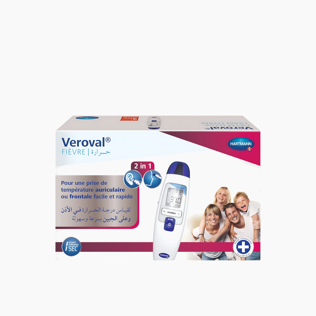 Hartman Veroval Infrared Fever Thermometer - Ear &amp; Forehead - HUNA