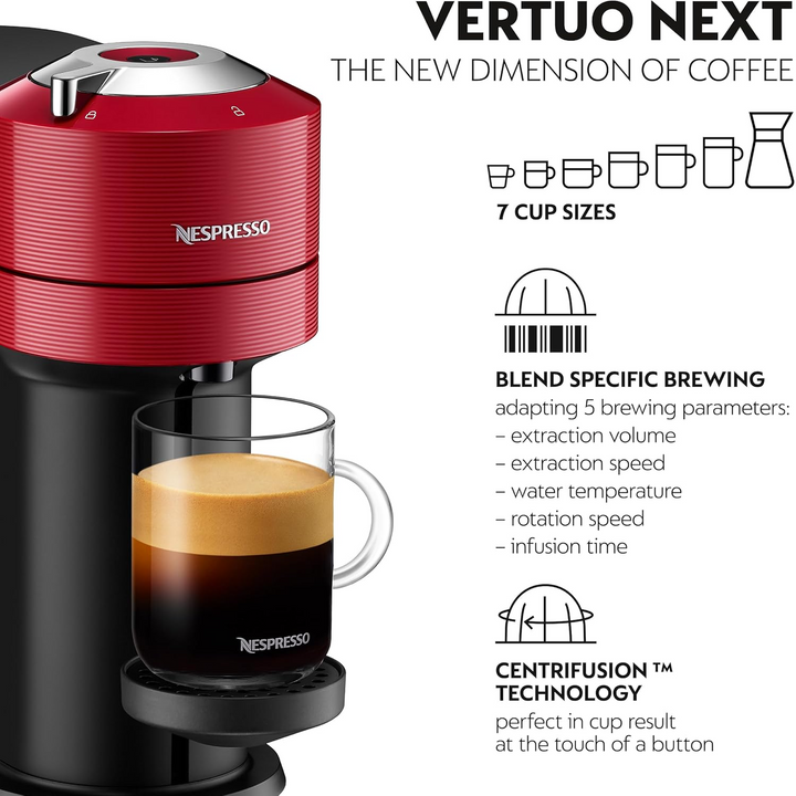 Nespresso Vertuo Next Cherry Red