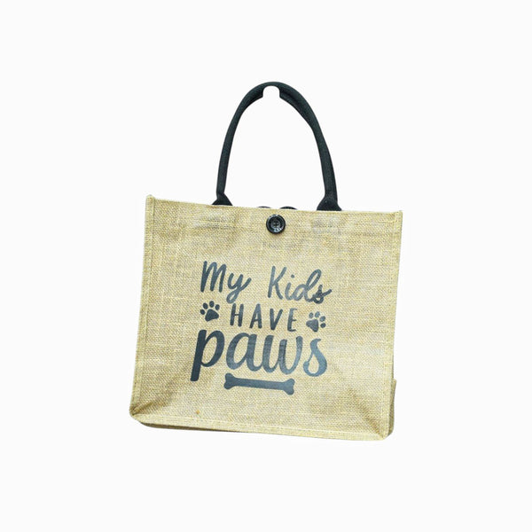 Vibrant Dog Print Tote Bag