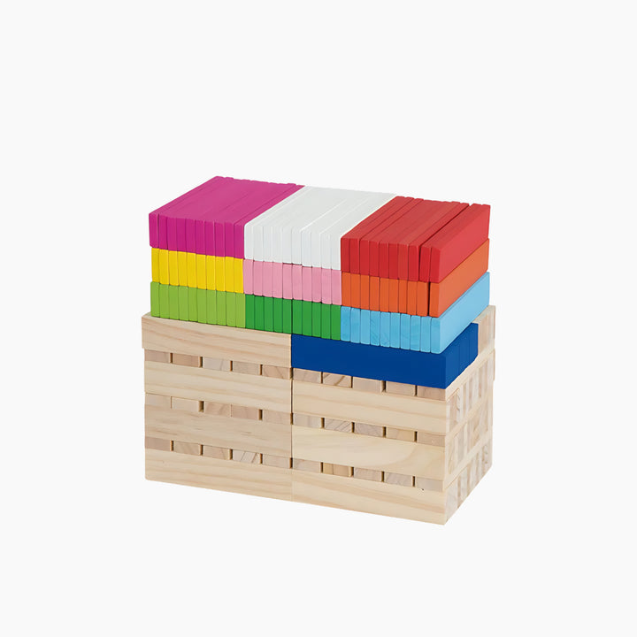 Viga Architecture Block Set with 250 pieces for open-ended construction play