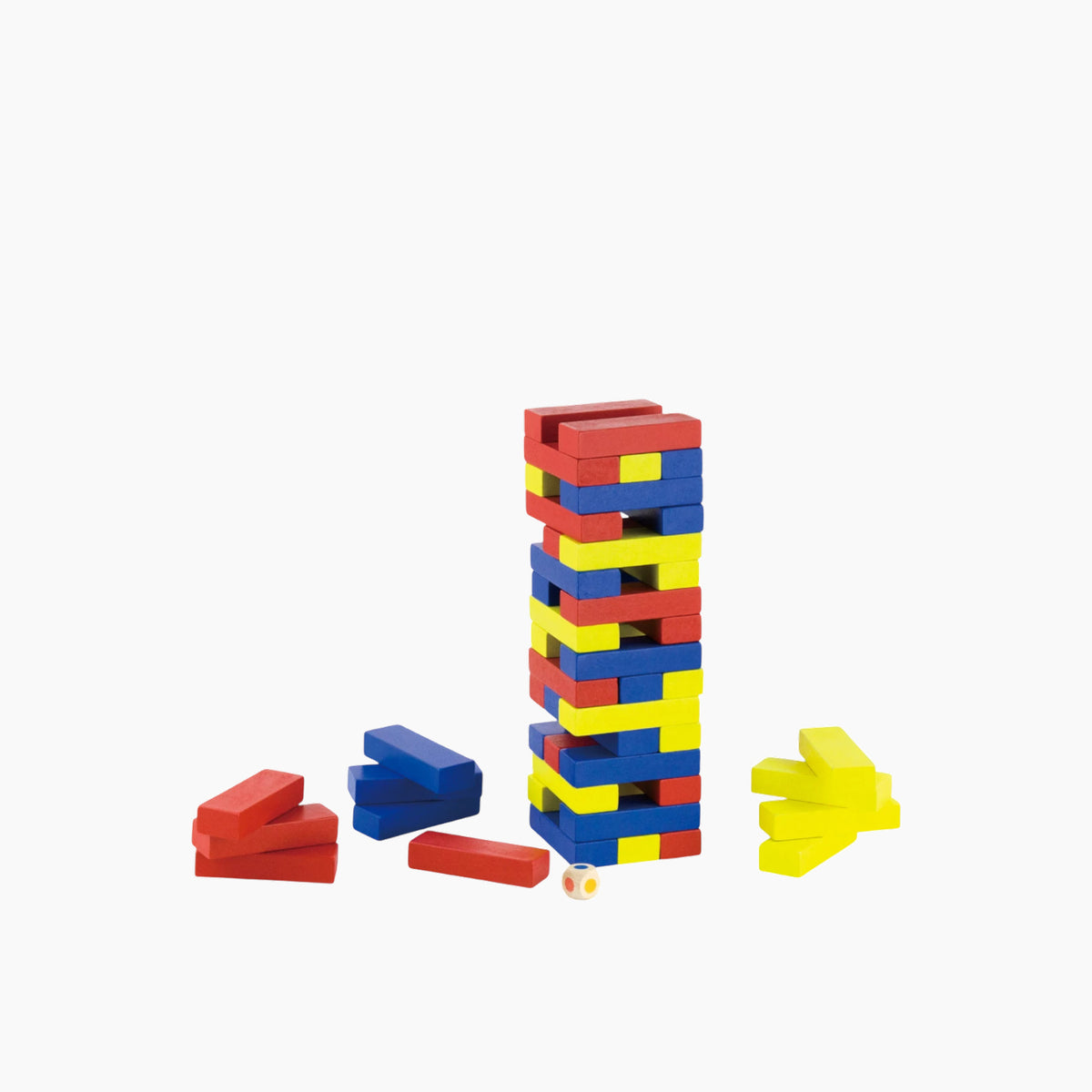 Viga Block Tower wooden building toy for stacking and construction