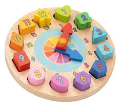 Viga Clock Puzzle wooden toy