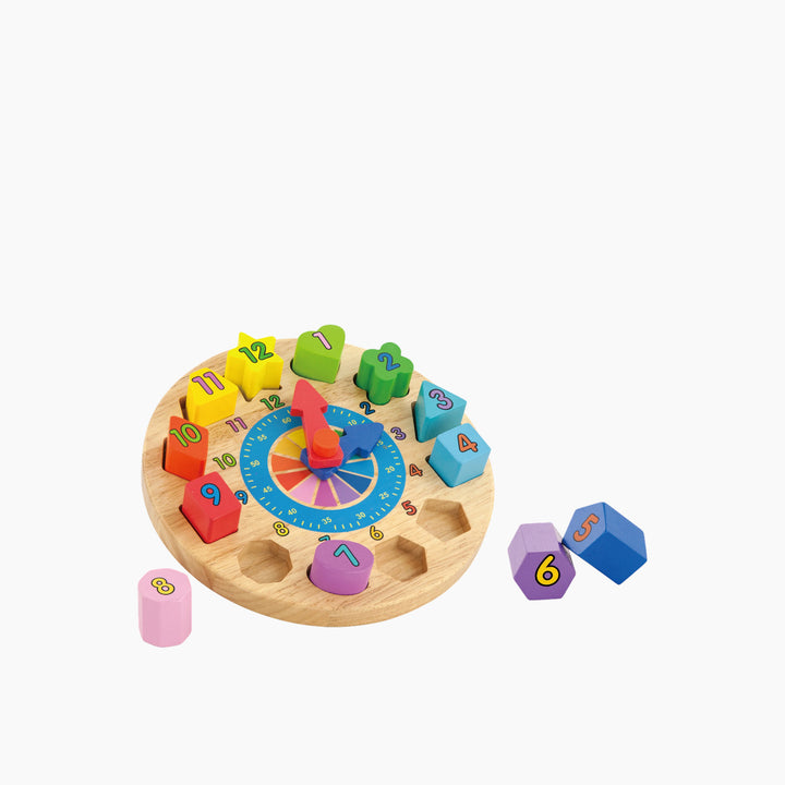 Viga Clock Puzzle wooden toy