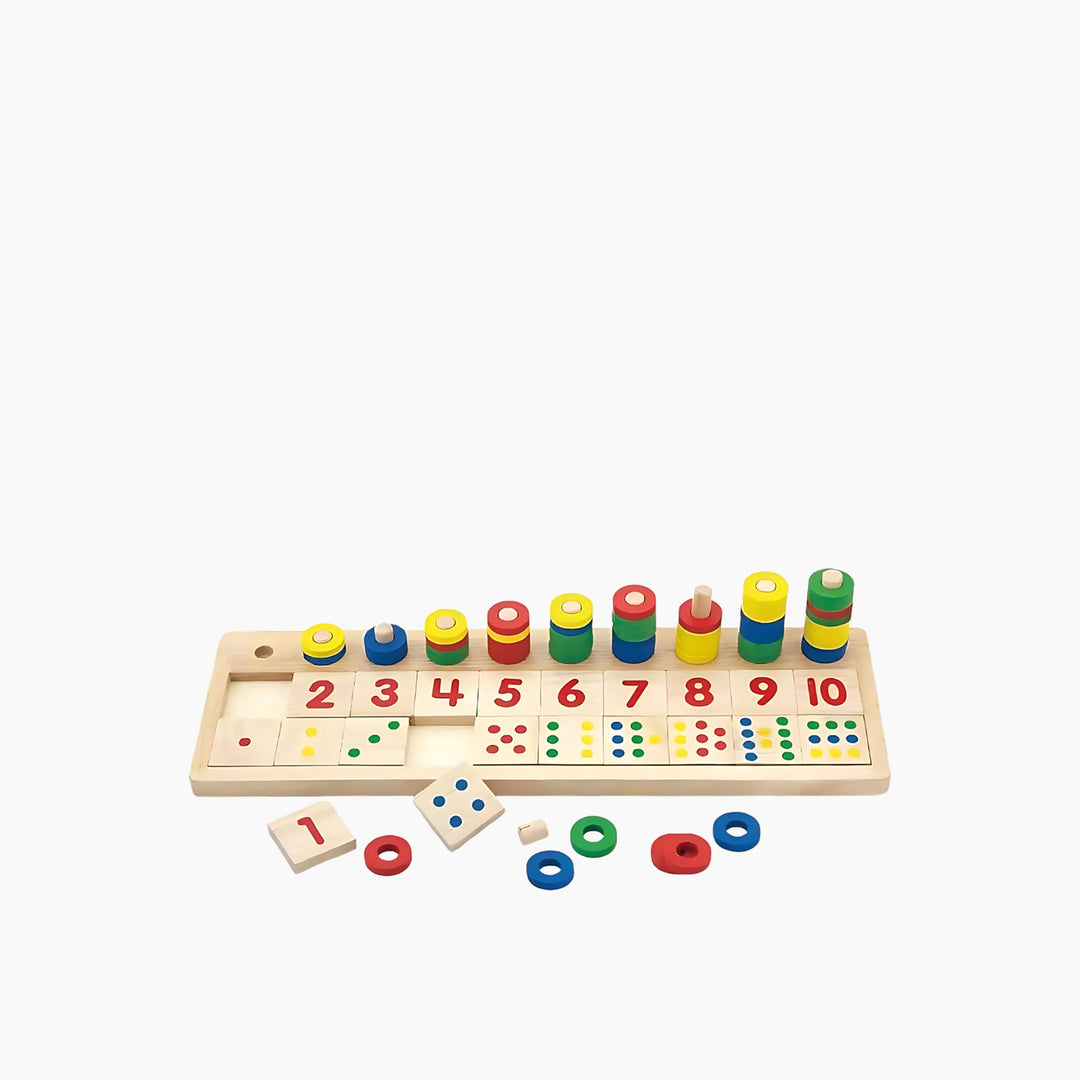 Viga Count And Match Numbers educational toy for early numeracy