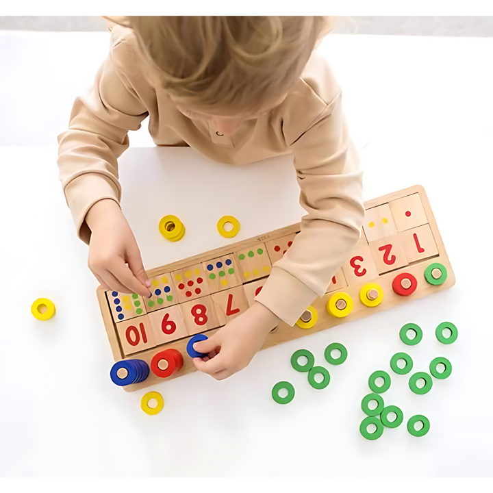 Viga Count And Match Numbers educational toy for early numeracy