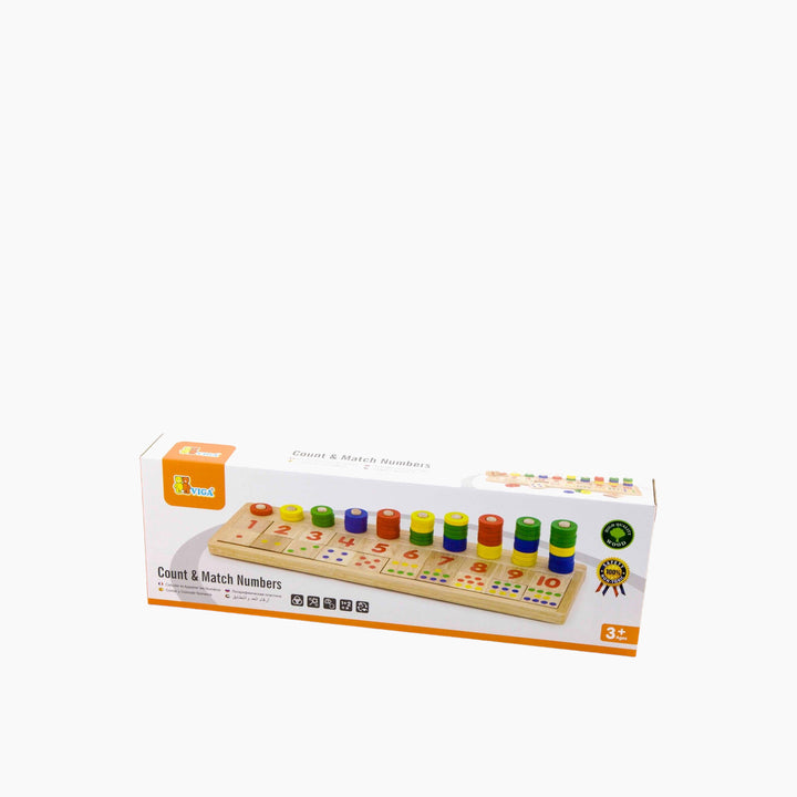Viga Count And Match Numbers educational toy for early numeracy