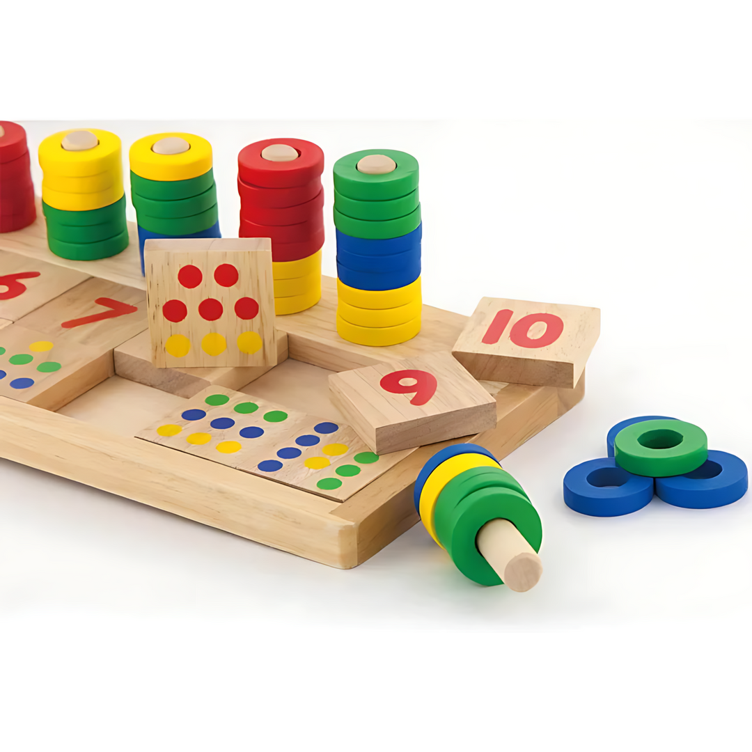 Viga Count And Match Numbers educational toy for early numeracy