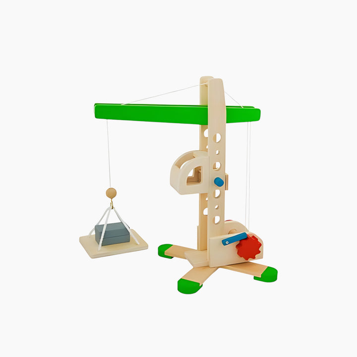 Viga Crane construction set toy for building.