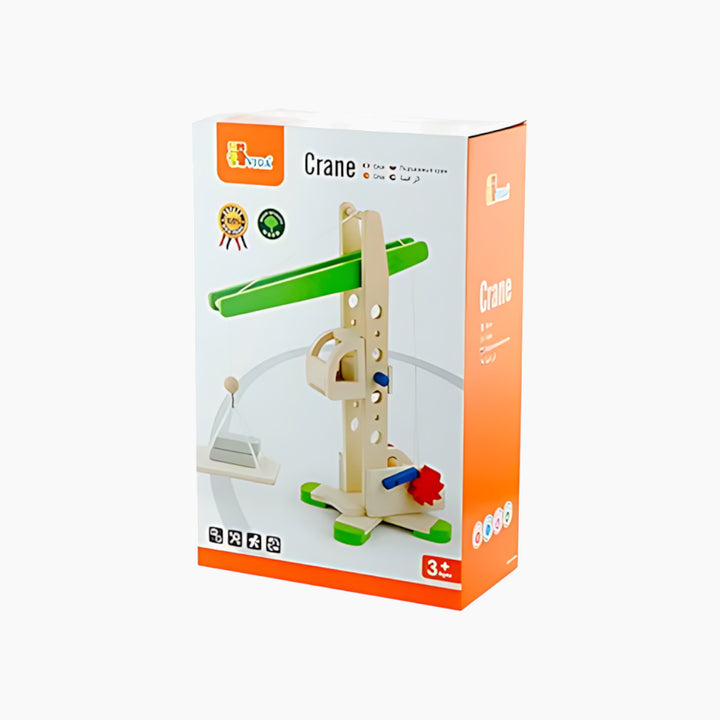Viga Crane construction set toy for building.