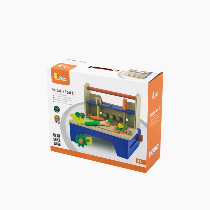 Viga Foldable Tool Kit toy tools in a portable case