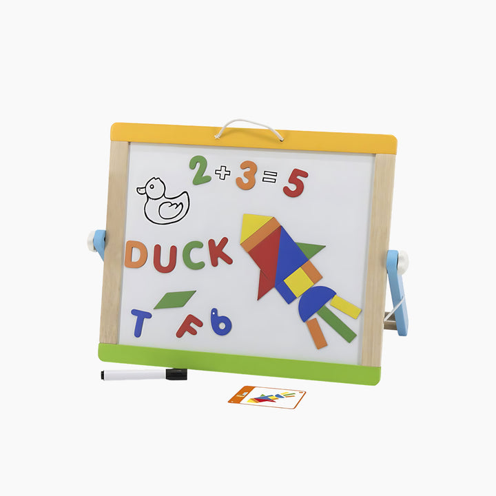 Viga Magnetic Chalk &amp; Dry Erase Board for creative play