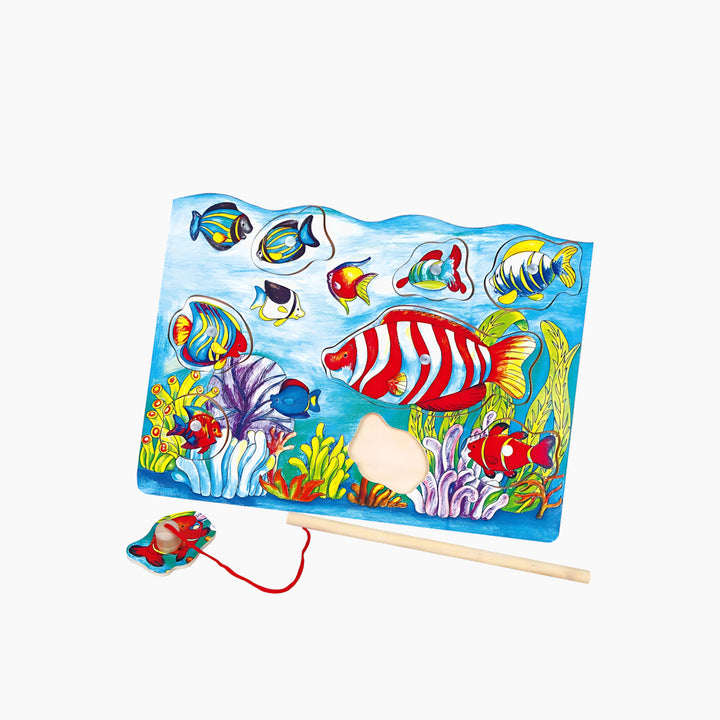 Viga magnetic fishing puzzle for tabletop play