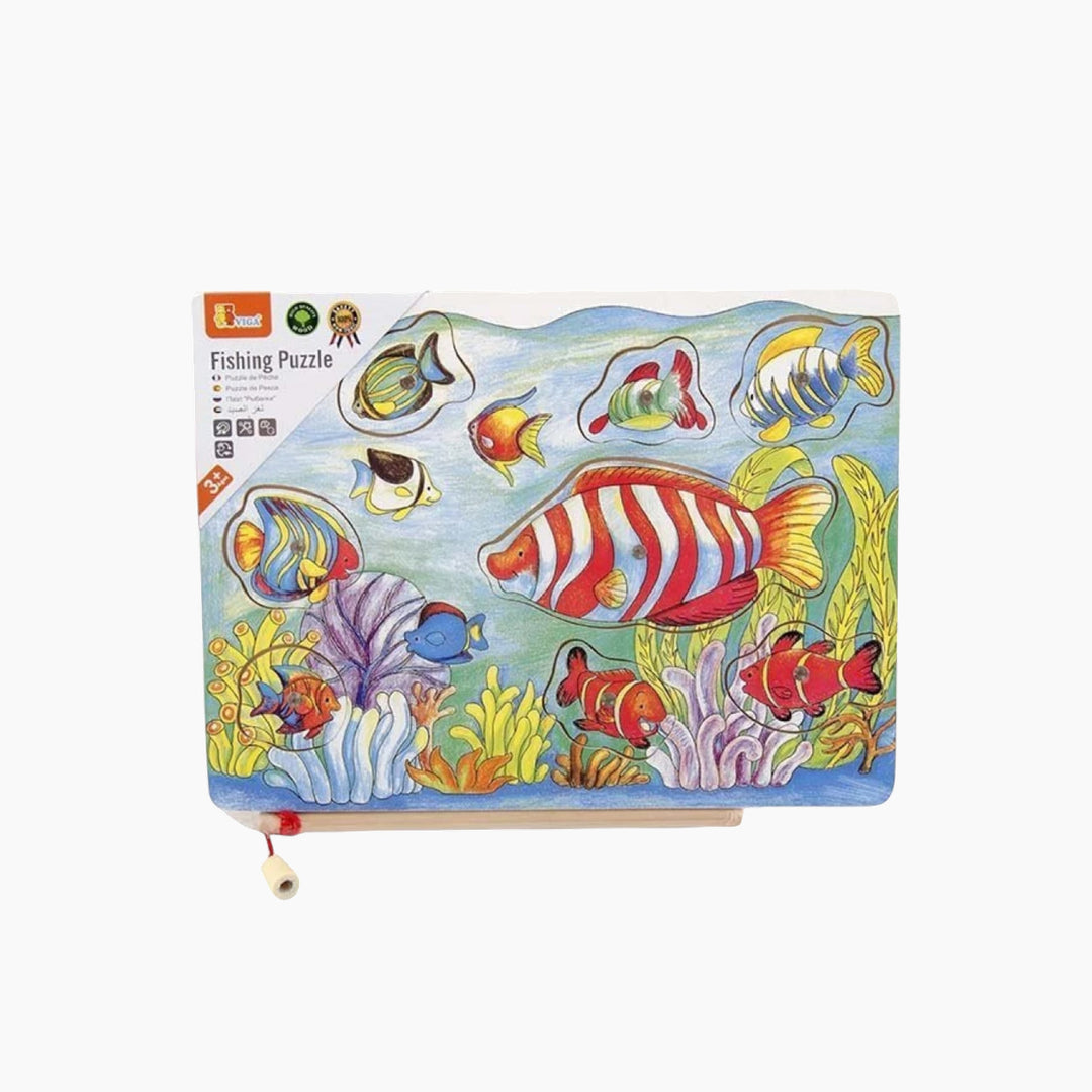 Viga magnetic fishing puzzle for tabletop play