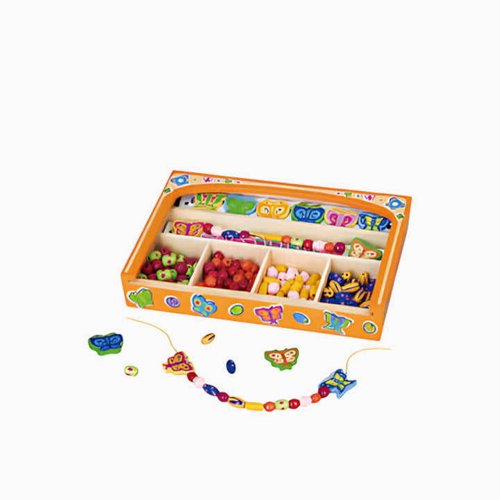 Viga Making Necklace- Butterfly toy for jewelry-making play