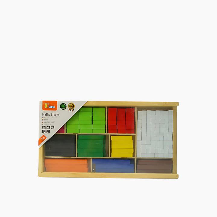 Viga Maths Blocks educational toy for children